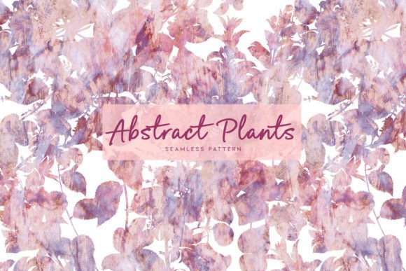 Abstract Plants and Decorative Seamless Pattern for Creative Projects