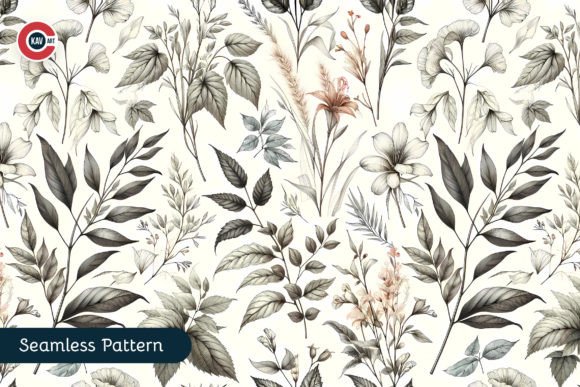 Botanical Elegance Seamless Pattern