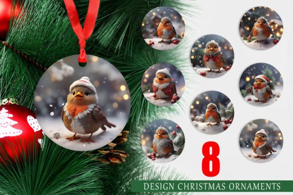 Christmas Ornament Bird Robin
