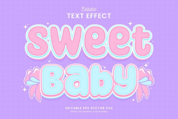 Creating a Sweet Baby Pastel Color Text Effect for Modern Design Projects