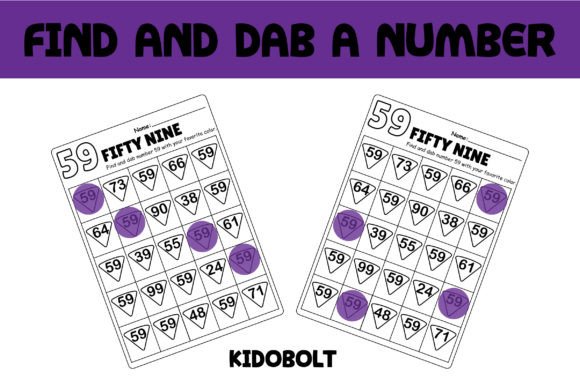 Engaging and Effective: The PreK Dab a Dot Number Worksheet for Early Learning Success