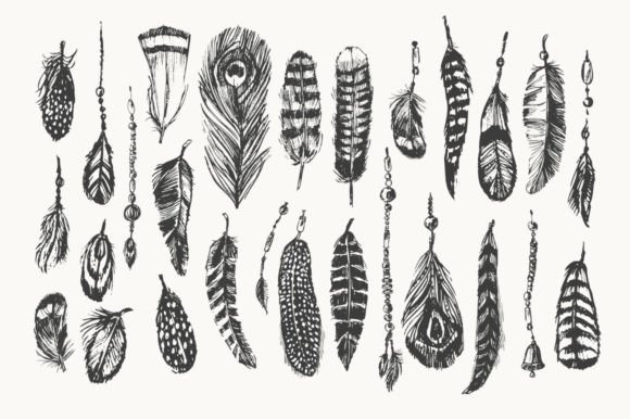 Feathers Set: A Versatile Design Resource for Creative Professionals