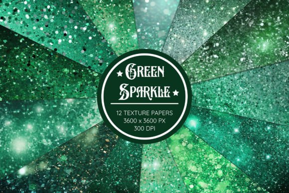 Green Sparkle a Luminous Collection: A Radiant Addition to Your Creative Projects