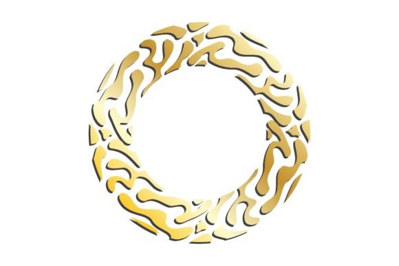How the GOLDEN TIGER SKIN FRAME Round Wide Frame Elevates Decorative Design