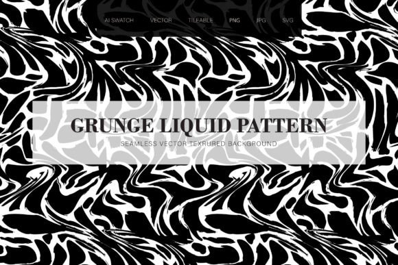 Liquid Seamless Pattern: Modern Design Solution