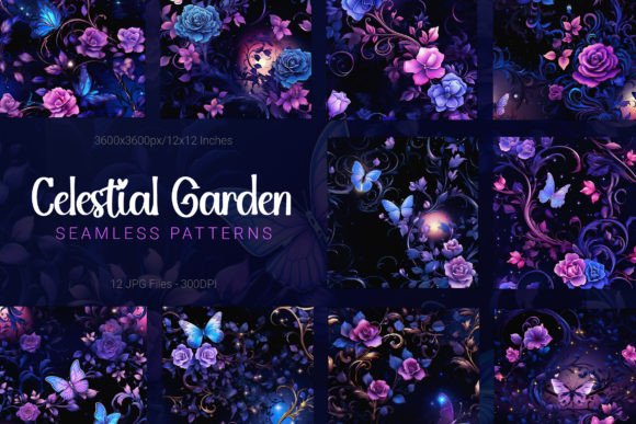 Midnight Rose Butterflies: A Digital Artistic Journey