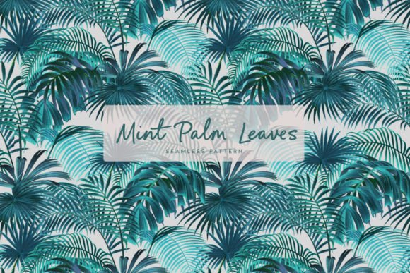 Mint Palm Leaves