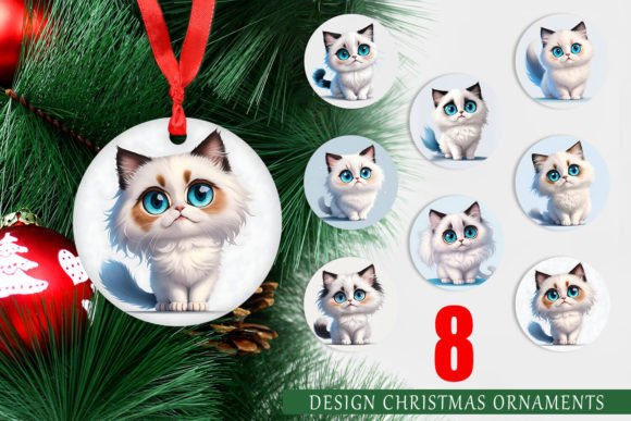 Ornament Cute Ragdoll Cat