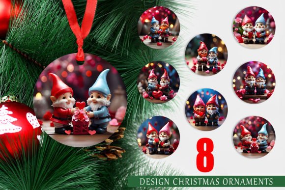 Ornament Valentine Gnomes: A Versatile Decor Set for Holiday and Beyond