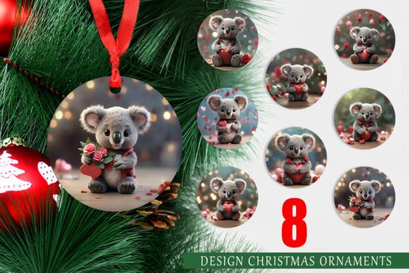 Ornament Valentine Koala: A Unique Christmas Ornament Design