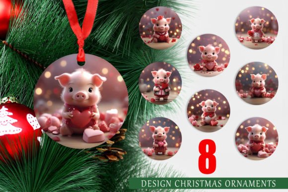 Ornament Valentine Pig: A Unique Fusion of Festivity and Creativity in Modern Holiday Decor