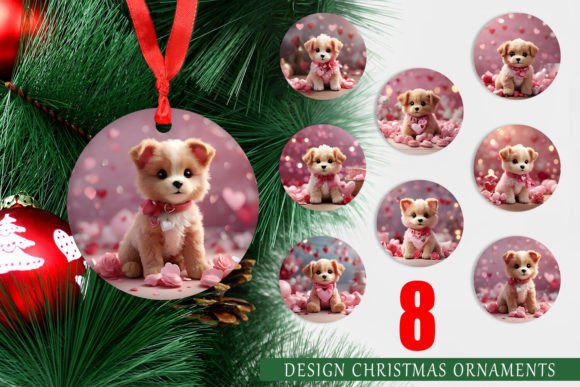 Ornament Valentine Puppy: A Heartwarming Addition to Your Holiday Decor