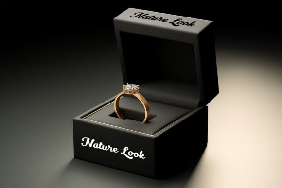 Ring Box Mockup: Elevating Jewelry Packaging with Precision and Style