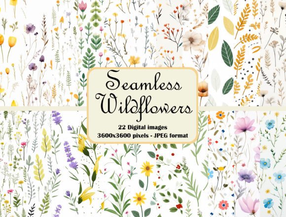 Seamless Wildflowers Digital Pattern: A Strategic Resource for Creative and Professional Projects