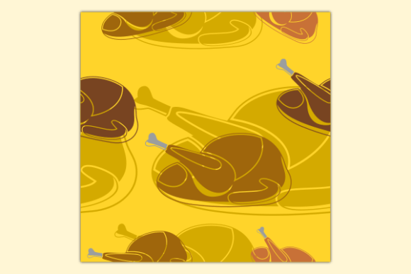 Thanksgiving Turkey Meat Pattern