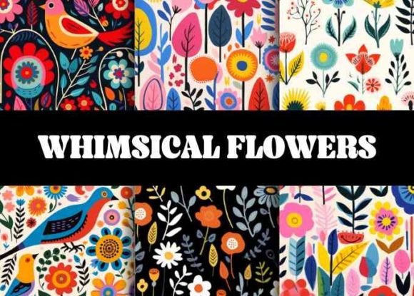 Whimsical Flowers: A Creative Typography Delight